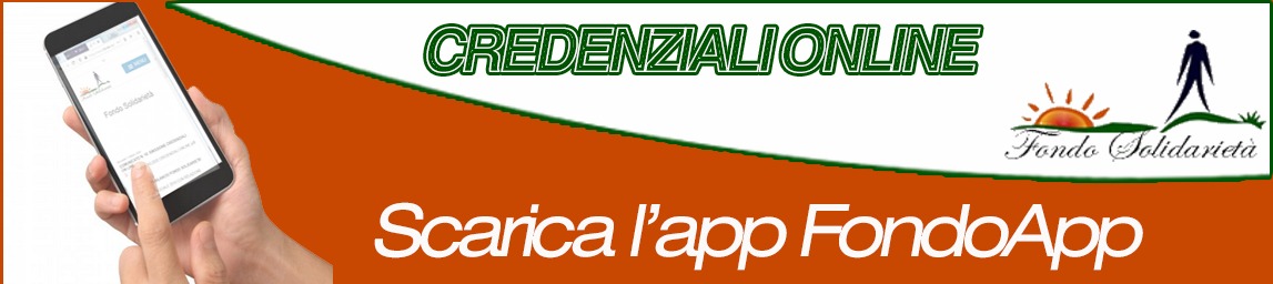 FondoApp - Credenziali online
