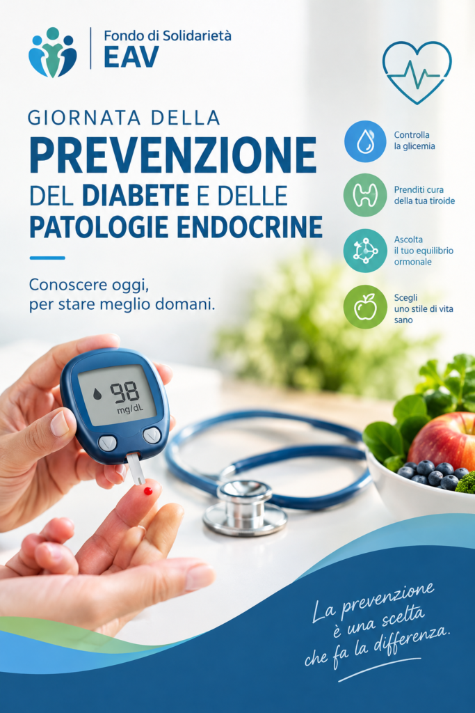 COMUNICATO N. 16-2026: GIORNATA DELLA PREVENZIONE DEL DIABETE E DELLE PATOLOGIE ENDOCRINE